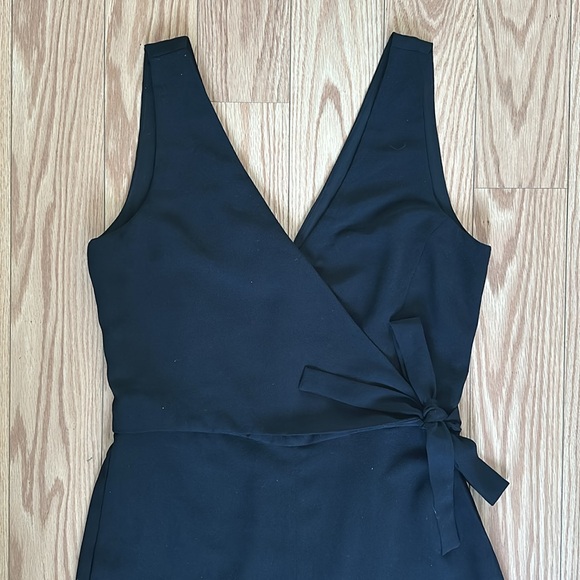 Belle Vere Black Wrap Style Women’s Jumpsuit (Size S) - Picture 2 of 5